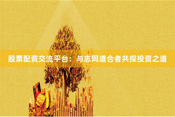 股票配资交流平台：与志同道合者共探投资之道